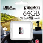 Karta pamięci microSD Kingston High-Endurance UHS-I 64GB 24/7 (rejestratory i monitoring)