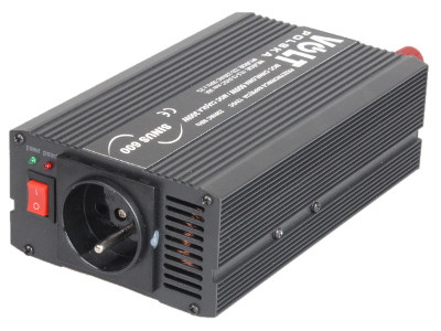Przetwornica VOLT Polska Sinus 600 12V / 230V 300/600W