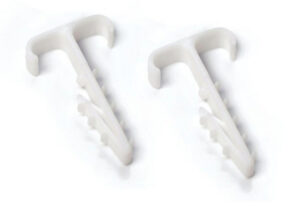 Uchwyt DO Przewodów PŁASKICH, Podwójny UWT-1 (100szt.)