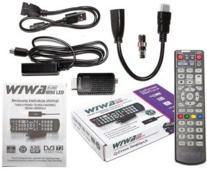Tuner DVB-T/T2 Wiwa H.265 Mini LED