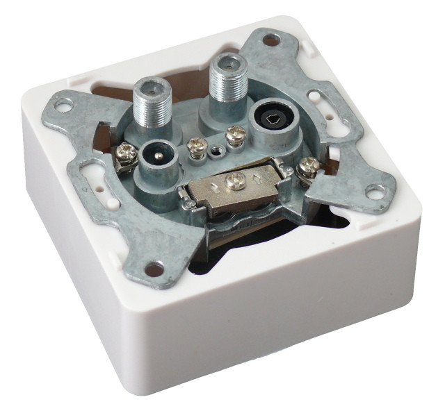 AXING Gniazdo SSD4-00 RTV/2XSAT KONCOWE; 7317