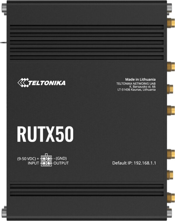 Teltonika RUTX50 router przemysłowy 5G (RUTX50000000)
