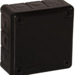 Puszka natynkowa pusta 12 wlotów Viplast VP-41 Czarna IP55 98x98x42mm 041-05