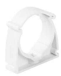 STASIŃSKI SP. Z O.O. Uchwyt do rur elektroinstalacyjnych zamykany Biały UZE-22 (1szt.)