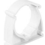 Uchwyt do rur elektroinstalacyjnych zamykany Biały UZE-32 (Paczka 50szt.)