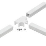 STASIŃSKI SP. Z O.O. Osprzęt do listew elektroinstalacyjnych, trójnik Biały LO 20x14 (1szt.)