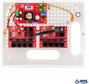 Zestaw do 9 kamer IP switch PoE 9P+1UP Atte IP-9-11-E