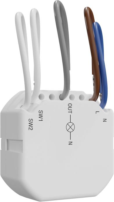 BE Wave Bezprzewodowy ściemniacz oświetlenia 230 V AC (dopuszkowy typ urządzenia ADC-200) Smart Dimm