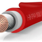 Przewód kabel solarny 4mm2 HIS, Hikra (H1Z2Z2-K) Czerwony 1m