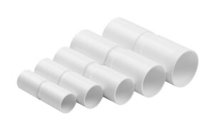 STASIŃSKI SP. Z O.O. Złączka do rur elektroinstalacyjnych sztywna, prosta Biały ZPL-16 (1szt.)