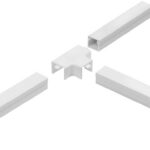 STASIŃSKI SP. Z O.O. Osprzęt do listew elektroinstalacyjnych, trójnik Biały LO 35x18 (1szt.)