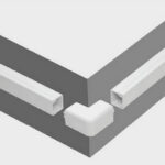 STASIŃSKI SP. Z O.O. Osprzęt do listew elektroinstalacyjnych, narożnik zewnętrzny Biały NZ 35x18 (1szt.)