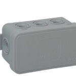 Puszka natynkowa pusta 8 wlotów Viplast V8 klik Szara IP54 80x45x41mm 038-03