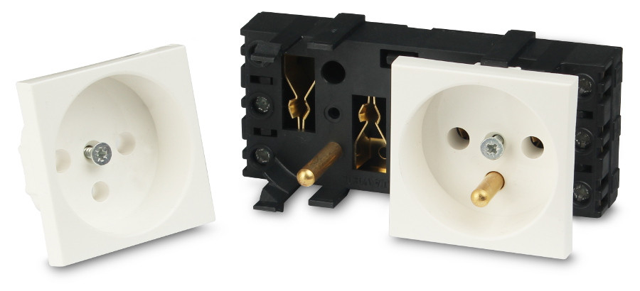 Gniazdo 2M elektryczne podwójne - obrazek 3