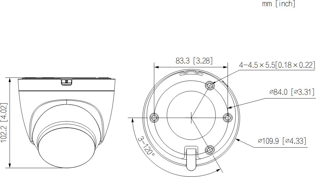 Kamera IP Dahua IPC-HDW1539DA-SW-PV-0280B - obrazek 4
