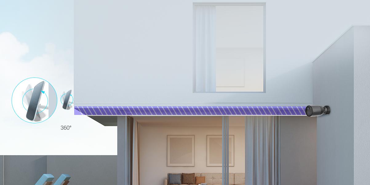 Kamera IP Ezviz BC1c 4K 8MPx bezprzewodowa z panelem solarnym - obrazek 7