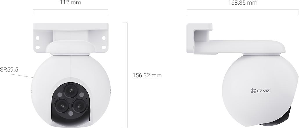 Kamera IP Ezviz H80f Multi z potrójnym obiektywem 12MPx (3 x 2K+) - obrazek 5