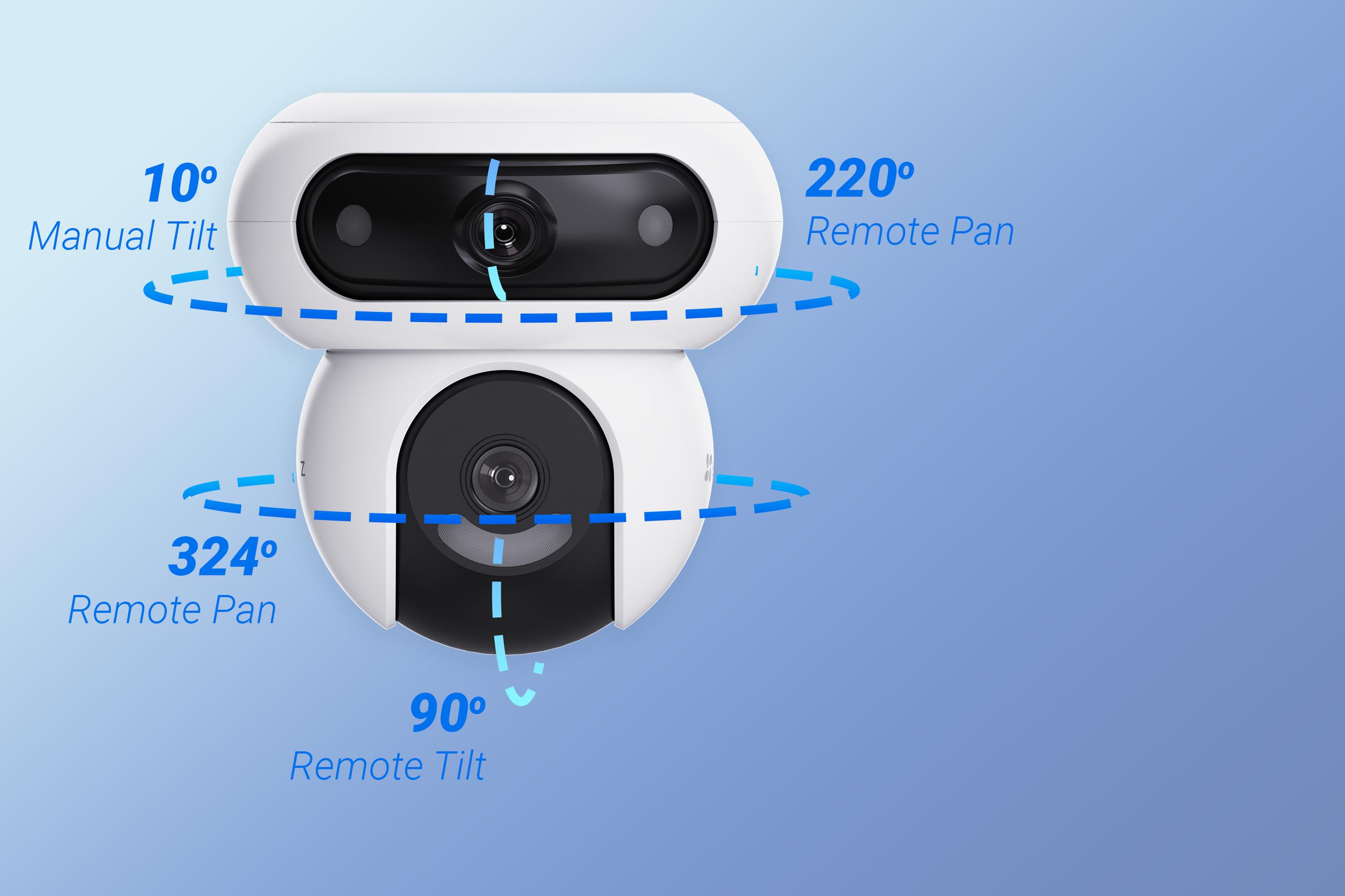 Kamera IP Ezviz HB90 z panelem solarny 8W dual 4MP+4MP Wi-Fi AOV - obrazek 6