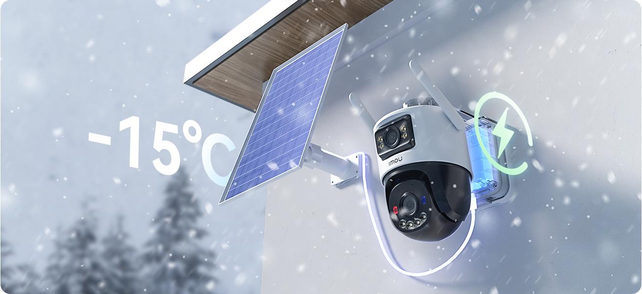 Kamera IP Imou AOV Dual 10MP (5MP+5MP) z panelem solarnym 2.4GHz WiFi+4G - obrazek 7