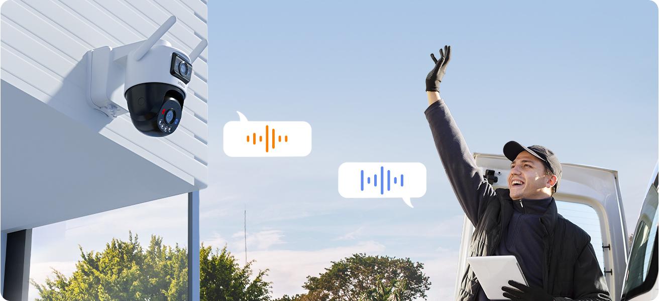 Kamera IP Imou AOV Dual 10MP (5MP+5MP) z panelem solarnym 2.4GHz WiFi+4G - obrazek 9