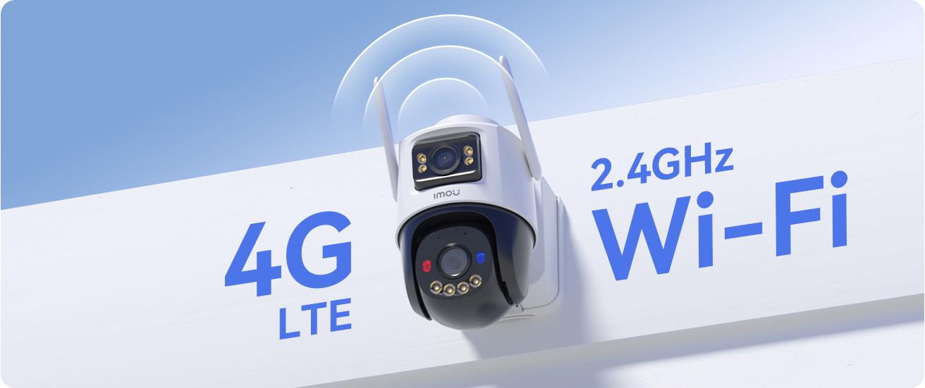 Kamera IP Imou AOV Dual 10MP (5MP+5MP) z panelem solarnym 2.4GHz WiFi+4G - obrazek 2