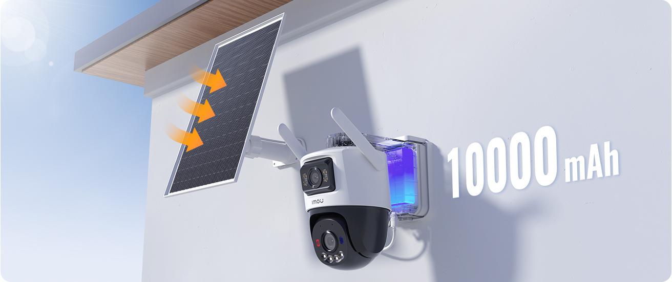 Kamera IP Imou AOV Dual 10MP (5MP+5MP) z panelem solarnym 2.4GHz WiFi+4G - obrazek 4