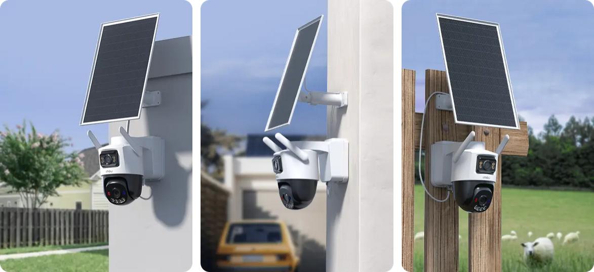 Kamera IP Imou AOV Dual 10MP (5MP+5MP) z panelem solarnym 2.4GHz WiFi+4G - obrazek 10