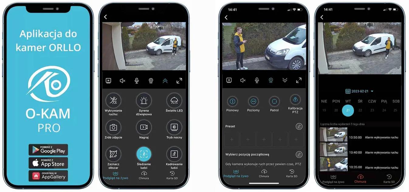 Kamera IP ORLLO Z17 Ultra 4K zewnętrzna obrotowa GSM na kartę SIM 8MPx