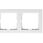 GVS Ramka 2-polowa biały błysz. System 55 do sensorów KNX