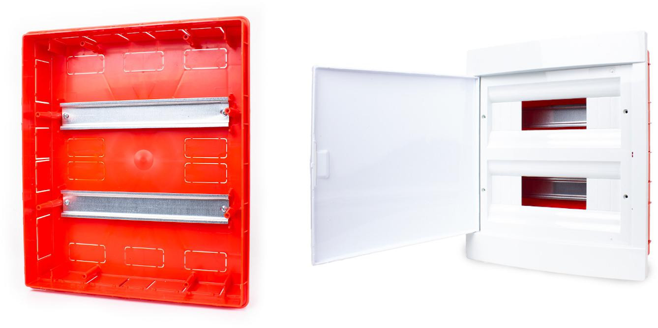 Rozdzielnica podtynkowa 24 modułowa (2x12) Adelid RM-PT-24P - obrazek 3