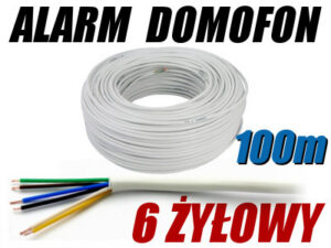 MERCOR Przewód Alarmowy Domofonowy Ytdy 6X0,5 - 100M