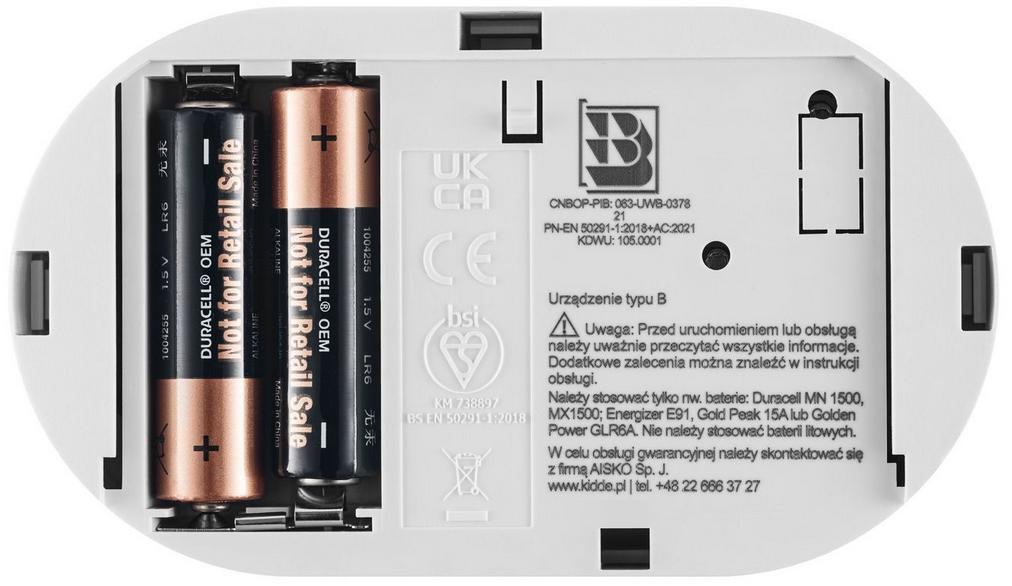 Czujnik czadu Kidde K5CO - obrazek 3