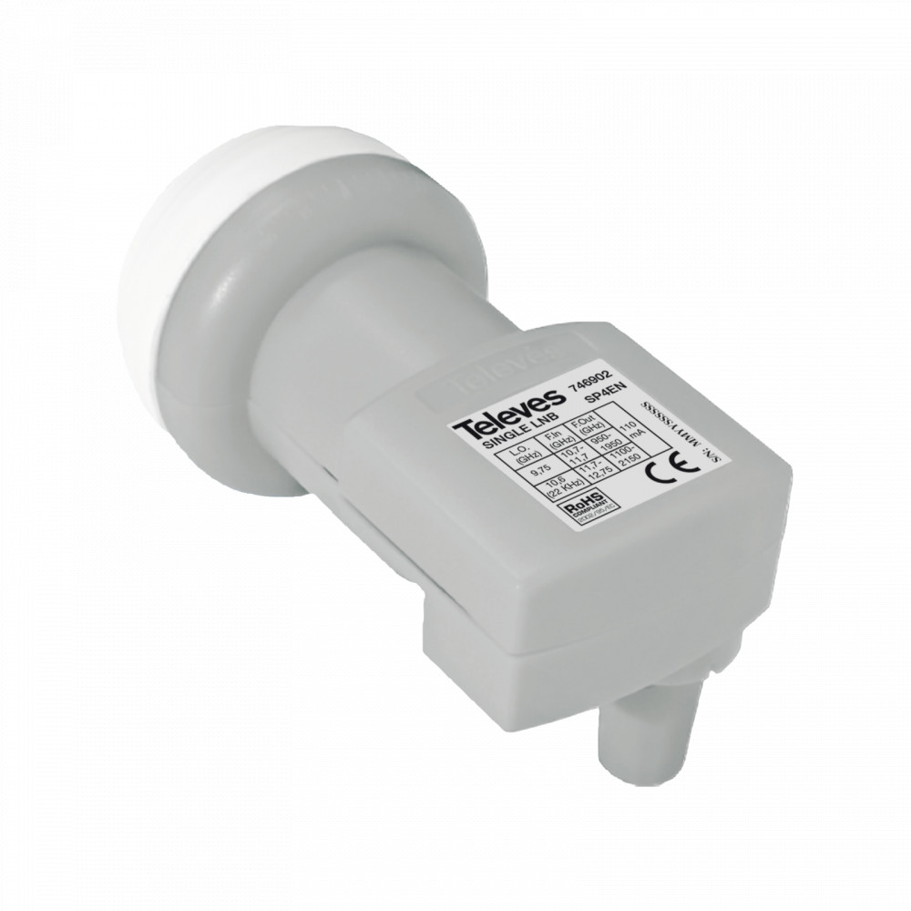 Konwerter Single Televes ref. 746902 szary